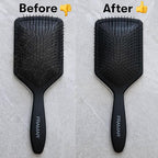 FRAMAR Premium Hair Brush Cleaner Tool – Hairbrush Cleaner Tool, Brush Cleaner Tool for All Types, Comb Cleaner – 2 in 1 Design Removes Hair & Build up Instantly – Pink