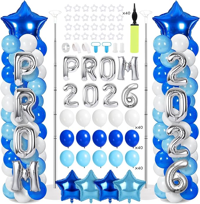 2 Sets Graduation Balloon Column Stand Kit by Unknown