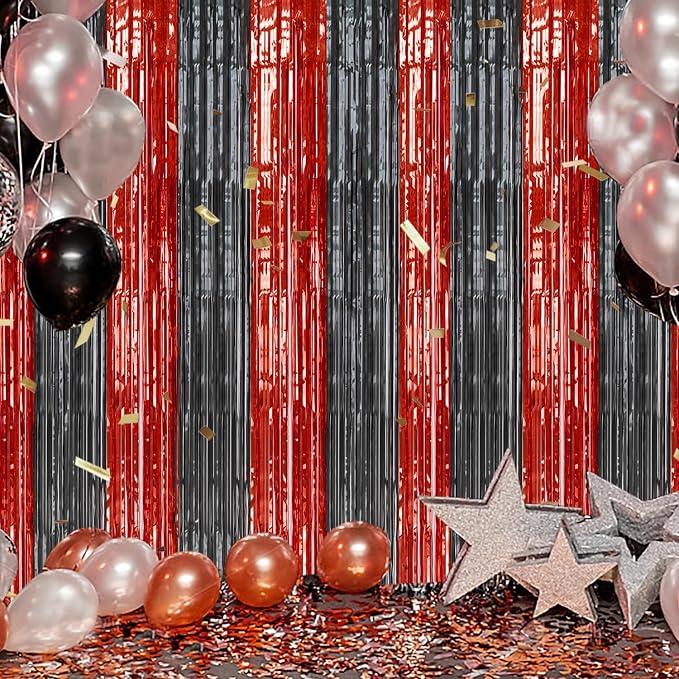DECOCKRAT 3 Pack Foil Fringe Backdrop - Image 6