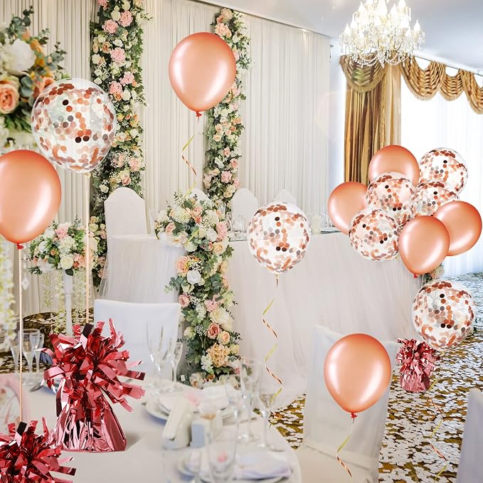 56 Pcs Balloon and Balloon Weights, 50 Pieces Balloons Decorative Birthday - Image 6