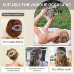 6 Pcs Flat Hair Clips for Women – Nonslip Duckbill Hair Clips, Strong Hold Styling Clips, Sectioning Duckbill Barrettes for Salon & Everyday Use (C)