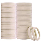 60 Pcs 2 Inch Blonde No Damage Hair Ties for Women Thick Hair, Large Soft Seamless Nylon Fabric Elastic Ponytail Holders Bands for Women