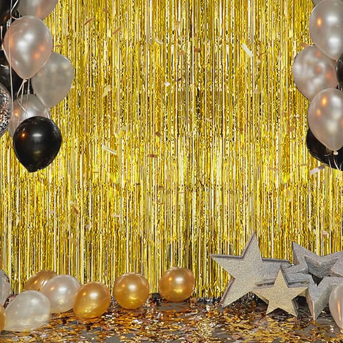 DECOCKRAT 2 Pack Foil Fringe Backdrop - Image 6