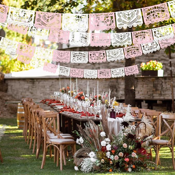 TaoBary 6 Pcs Papel Picado Mexican Wedding Cielito Lindo Party Decor 118 Feet - Image 5