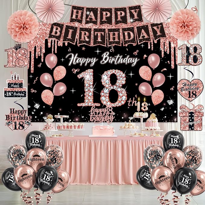 50Pcs 18th Birthday Decorations - Image 3
