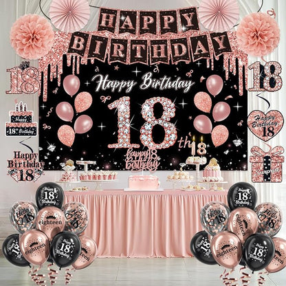 50Pcs 18th Birthday Decorations - Image 3
