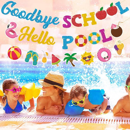 Goodbye School Hello Pool Banner - Image 2