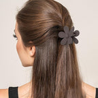 8PCS Hair Clips for Women, Flower Claw Clips for Thick Hair, Non-Slip Hair Accessories with Multi-Styles, Neutral Colors Hair Claw Clips and Variety Pack, Ideal for Girls