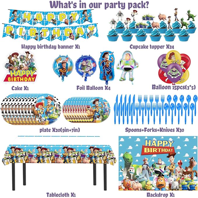 Cartoon Birthday Party Decorations, Cartoon Themed Party Supplies | Latex - Image 2