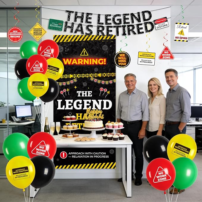 Retirement Party Decorations for Coworker, Office Retirement Party Supplies Kit - Image 2