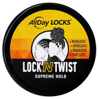 AllDay Locks Lock N Twist (Jar) | Supreme Hold, No Frizz or Flaking | Hydrating, Nourishing Locking Gel | Grape & Avocado-Infused | Lock & Twist Braids, Locks, Twists, Cornrows | 32 oz