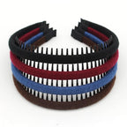 fashion headband for women Suitable for wearing winter hair bands for women hair hoop Women's hair accessories wrap in knitting yarn 1 Pack 4