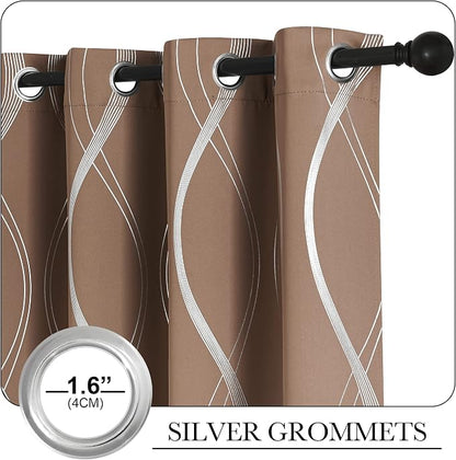 NICETOWN Blackout Short Curtains Panels - Image 3
