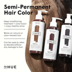 dpHUE Gloss+, Medium Brown - 6.5 oz (8-12 Applications) - Semi-Permanent Hair Color & Conditioner - Lasts Up to Eight Washes - Paraben, SLS & SLES Sulfate Free - Vegan, Leaping Bunny Certified