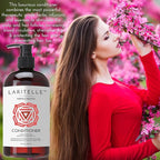 Laritelle Organic Anti-Thinning Conditioner | Fortifying, Strengthening & Rejuvenating | Prevents Hair Loss and Shedding, Promotes New Hair Growth | Ayurvedic Herbs, Lavender, Ginger, Rosemary