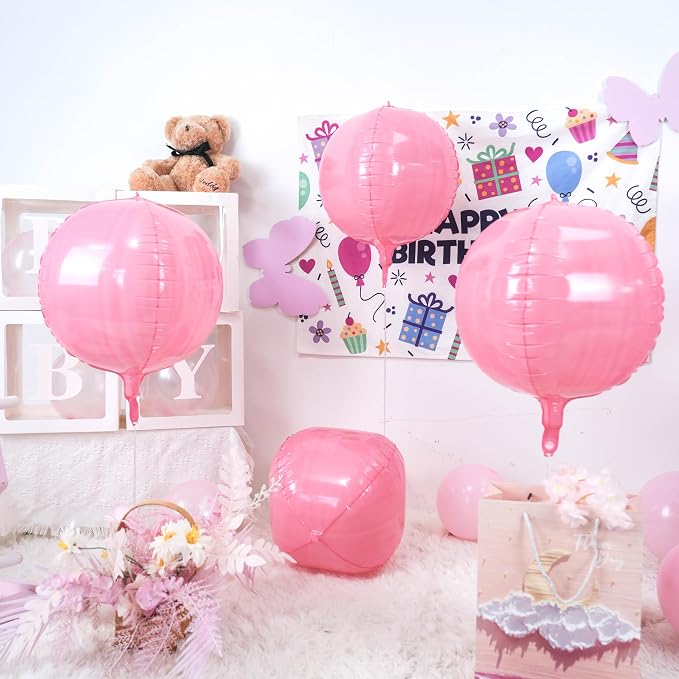 Giant 4D Foil Balloons, 22 Inch Big Round Foil Balloon - Image 2