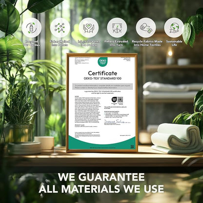 Deconovo Living Room Curtains 63 Inches Long, Thermal Insulated, Room Darkening - Image 6