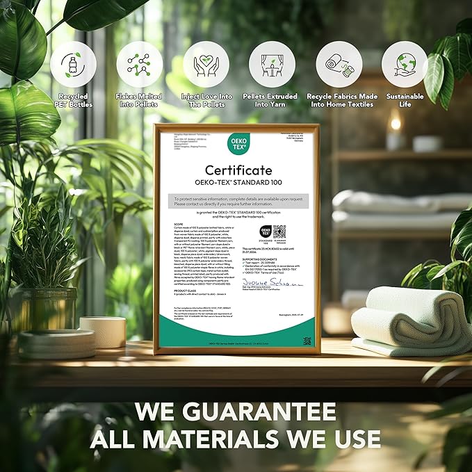 Deconovo Living Room Curtains 54 Inches Long, Thermal Insulated, Room Darkening - Image 8