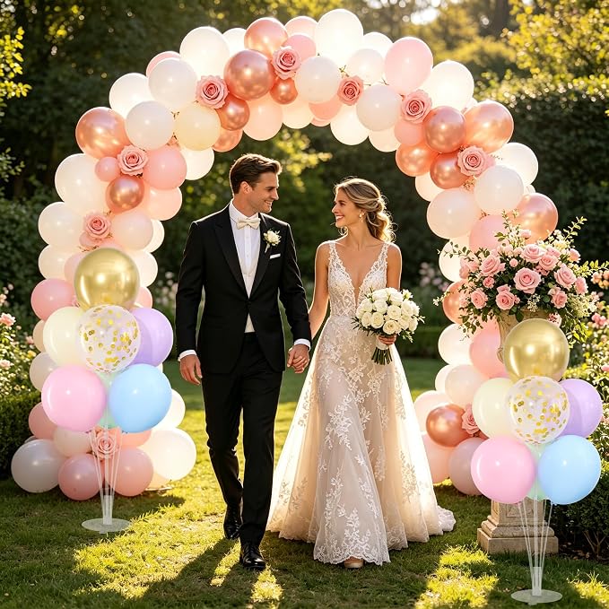 Pastel Princess Balloons Table Centerpieces Stand Kit - Image 8