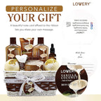 Gifts For Women Gift Basket for Women– 9 Piece Christmas Gifts Set of Vanilla Coconut Home Spa Set, Luxurious Holiday Bath and Body Sets Includes Fragrant Lotions, Extra Large Bath Bombs, Coconut Oil