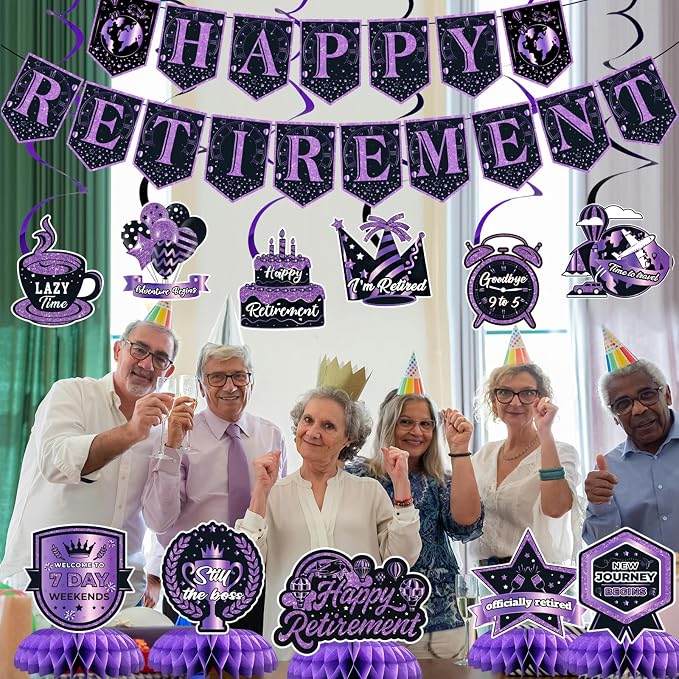 12Pcs Retirement Party Decorations - Image 6