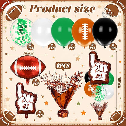 Civaner Football Party Balloons Stand Kit 6 Sets - Image 2