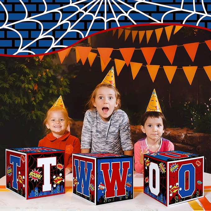 Feifeiya Spider Birthday Party Decor Second Birthday Decorations Two Balloon - Image 6