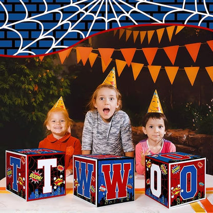 Feifeiya Spider Birthday Party Decor Second Birthday Decorations Two Balloon - Image 6