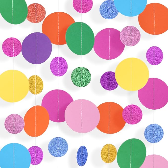 Alynta Colorful Garland Banner 52FT Birthday Party Decorations 4 Packs | by Alynta
