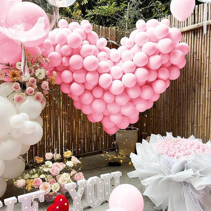 200 Pieces Light Pink Balloons Pastel Pink Balloons Garland Kit Baby Pink - Image 7