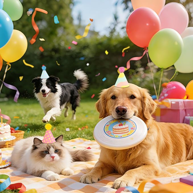 CANREVEL Mini Party Hats for Stuffed Animals Headwear, Birthday Hats - Image 5