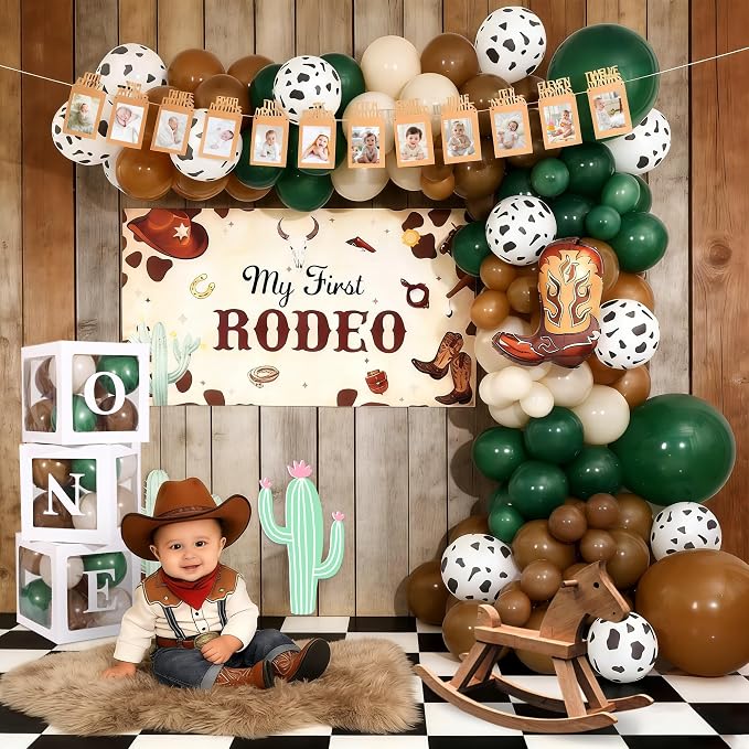 Western Cowboy First 1st Birthday Decorations - Image 6