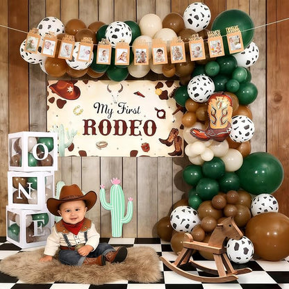 Western Cowboy First 1st Birthday Decorations - Image 6