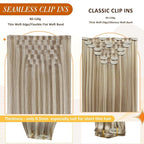 Full Shine Clip in Hair Extensions Human Hair Dark Blonde Mix Light Blonde Seamless Hair Extension Clip ins PU Weft for Women 20 Inch 8 PCS 120 Grams