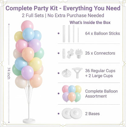 Pastel Balloon Column Kit Set of 2 - Image 2