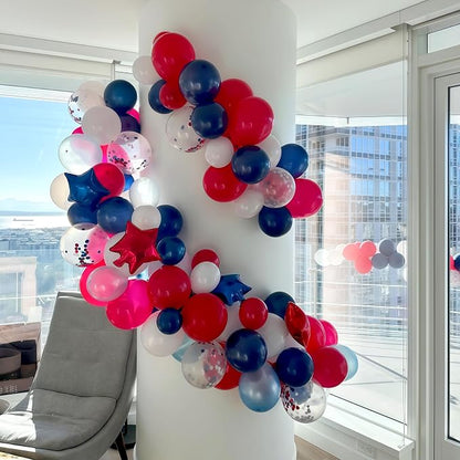 Red White Blue 4th of July Balloons - Image 8