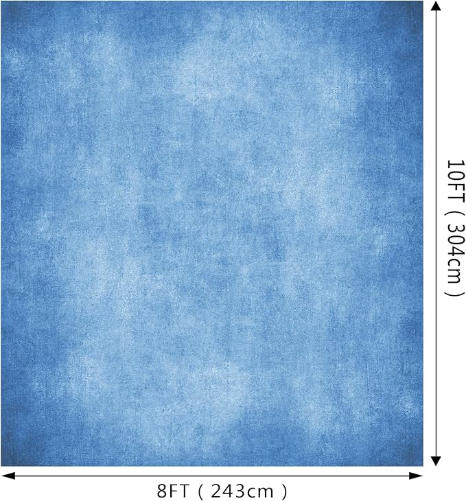Light Blue Photo Backdrop Abstract Texture Photography Background 8x10ft | - Image 2