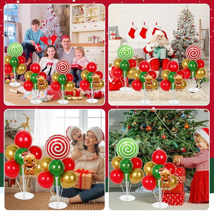 4 Sets Christmas Party Balloons Stand Kit - Image 6