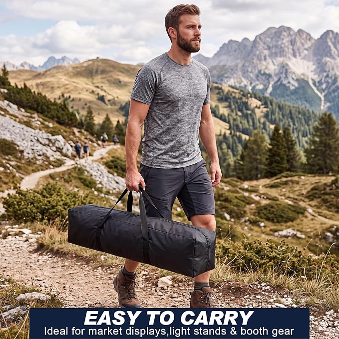 3 Pcs Tripod Carrying Case Bag Water Resistant Durable Lightweight - Image 5