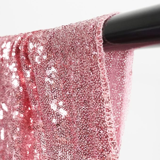 Poise3EHome 10FT x 10FT Sequin Photography Backdrop Curtain - Image 4