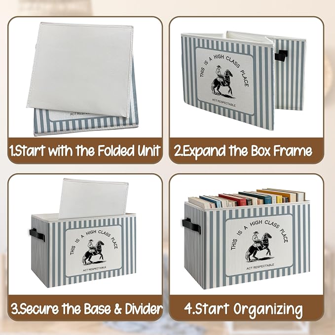 Funny Western Cowboy Storage Basket - Image 4