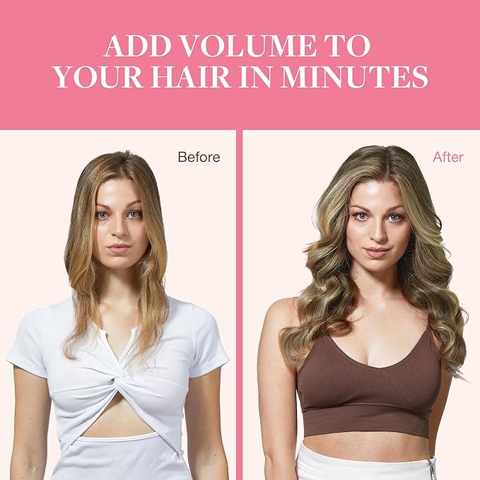 GOO GOO Clip in Hair Extensions Real Human Hair, Remy Human Hair Extensions Clip ins for Women, Natural Human Hair, 20inch 150g 7Pcs, 3/8/613 Balayage Walnut Brown to Ash Brown and Bleach Blonde