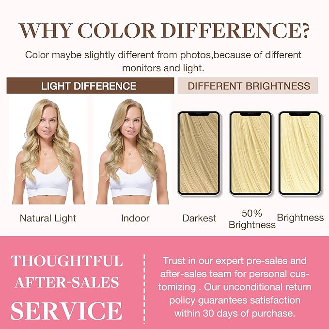 GOO GOO Clip in Hair Extensions Real Human Hair, Remy Human Hair Extensions Clip ins for Women, Natural Human Hair, 20inch 150g 7Pcs, 613R Bleach Blonde