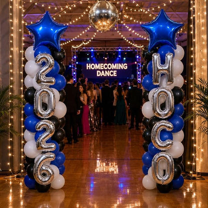 2 Sets Homecoming 2026 Balloon Column Stand Party Decorations Kits - Image 9