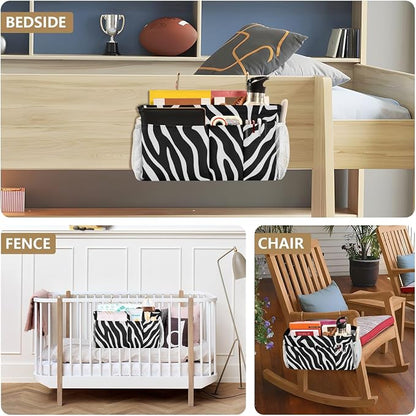 Bedside Caddy Metal Frame Hanging Organizer Bunk Bed Dorm Accessories Hook And - Image 8