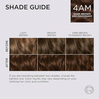 L'Oreal Paris Colorsonic Permanent Hair Dye Cartridge, Hair Color for Root Touch Up, Gray Coverage or All Over Color in just 5 Minutes, 4AM Dark Mahogany Brown (Coloring Device Sold Separately)