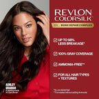 Revlon ColorSilk with Bond Repair Complex, Black Permanent Hair Color, 100% Gray Coverage, Ammonia Free Hair Dye, Vegan Keratin, 20 Brown Black (Pack of 3)