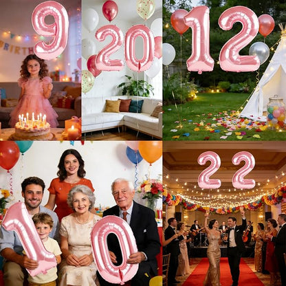 40 Inch Number 12 Balloons for 12th Birthday Party Decorations, 0-100 Jewelry - Image 7