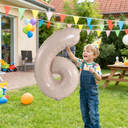 YPSelected 32 Inch Large Foil Helium Number Balloon Birthday Wedding Party 0-9 - Image 2