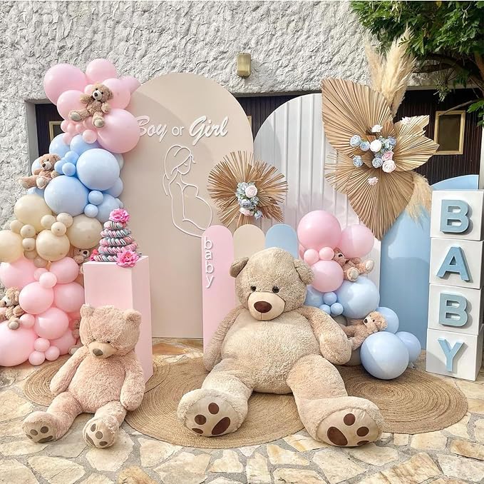 Macaron Pink and Blue Balloons - Image 5